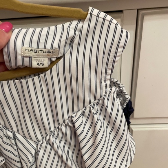 Habitual girl navy and white dress  from Bloomingdales - Picture 5 of 7